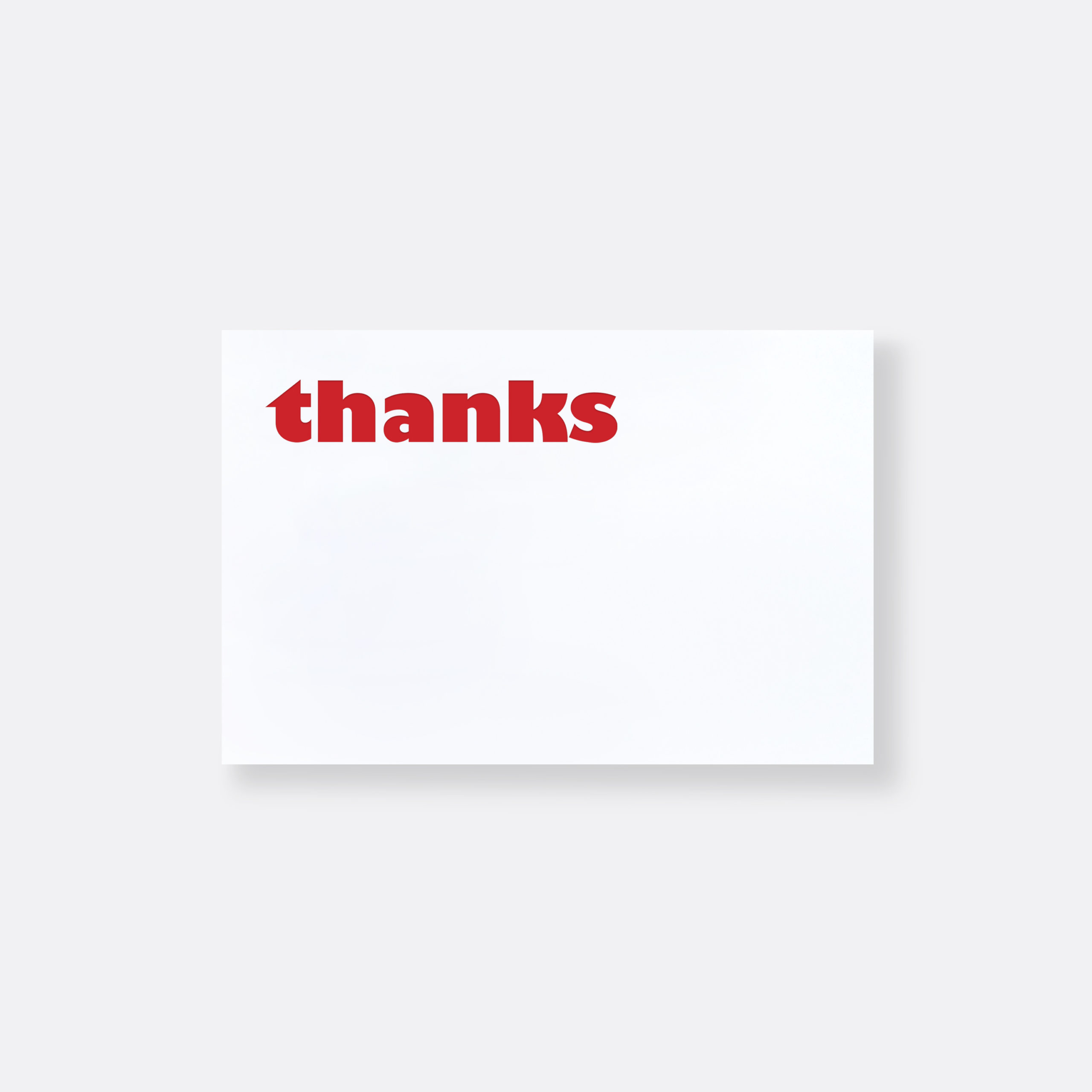 MESSAGE CARD 03 thanks - Image 2