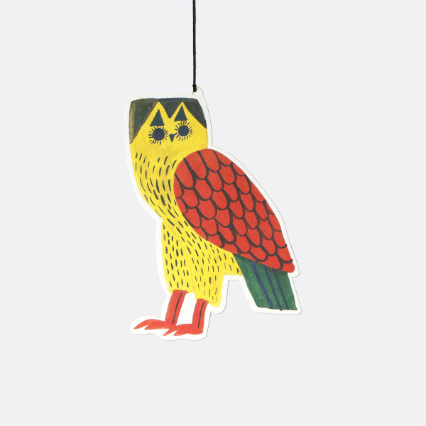 BIRD CARD barn owl F @