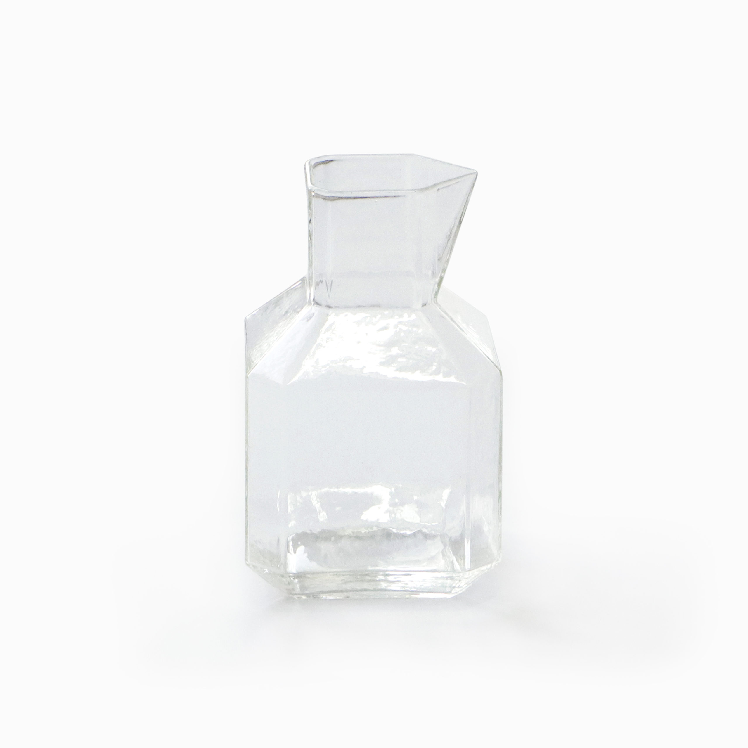 GLASS VASE 01 clear / black