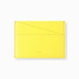 CARD WALLET WIDE 03 yellow F