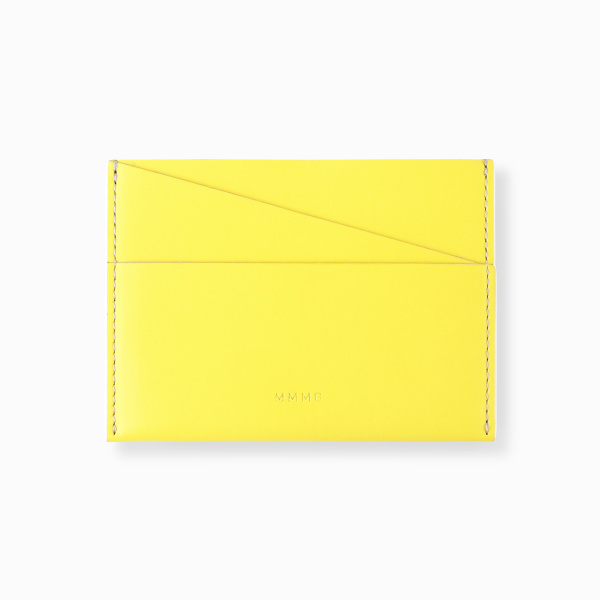 CARD WALLET WIDE 03 yellow F