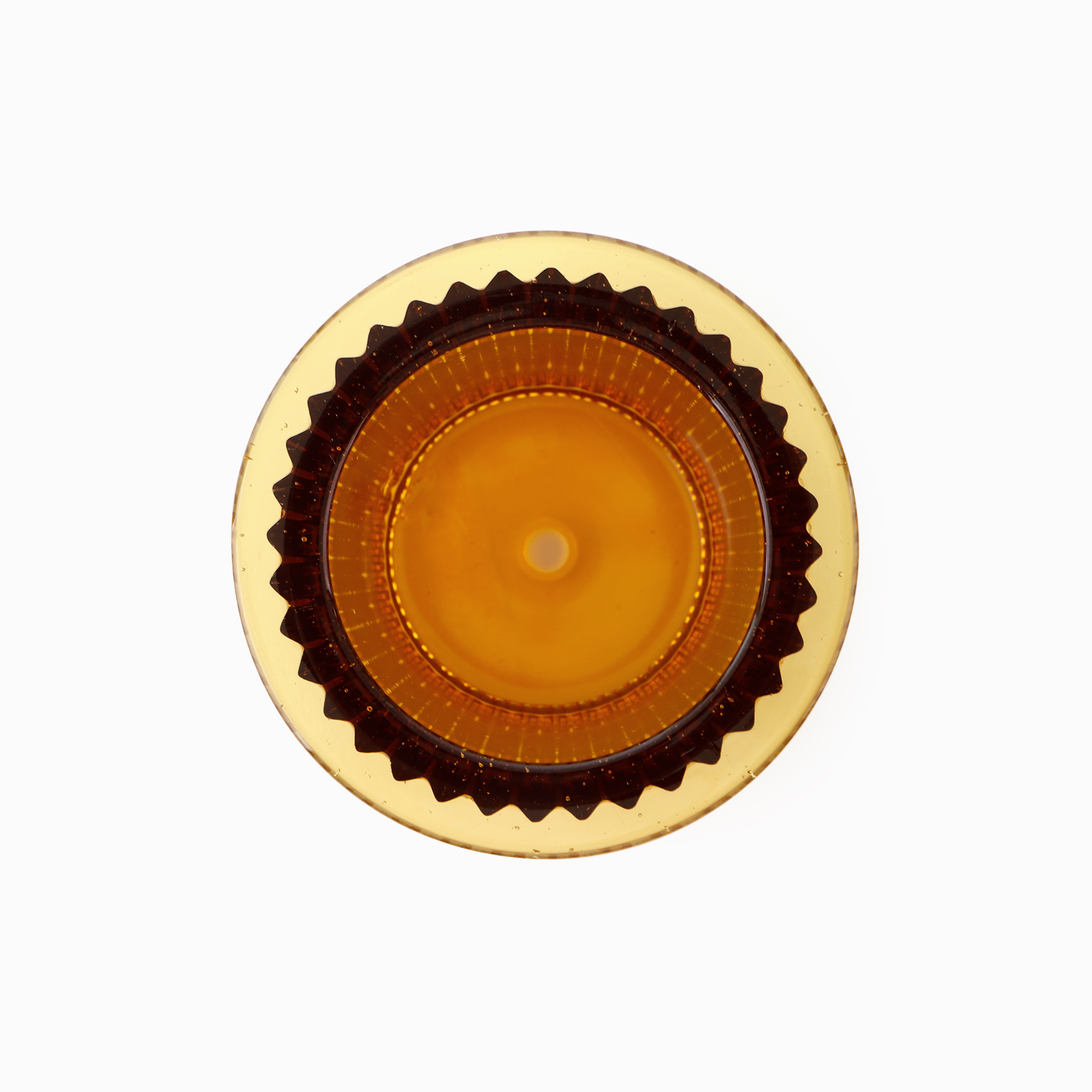 GLASS POT amber 4 - Image 4