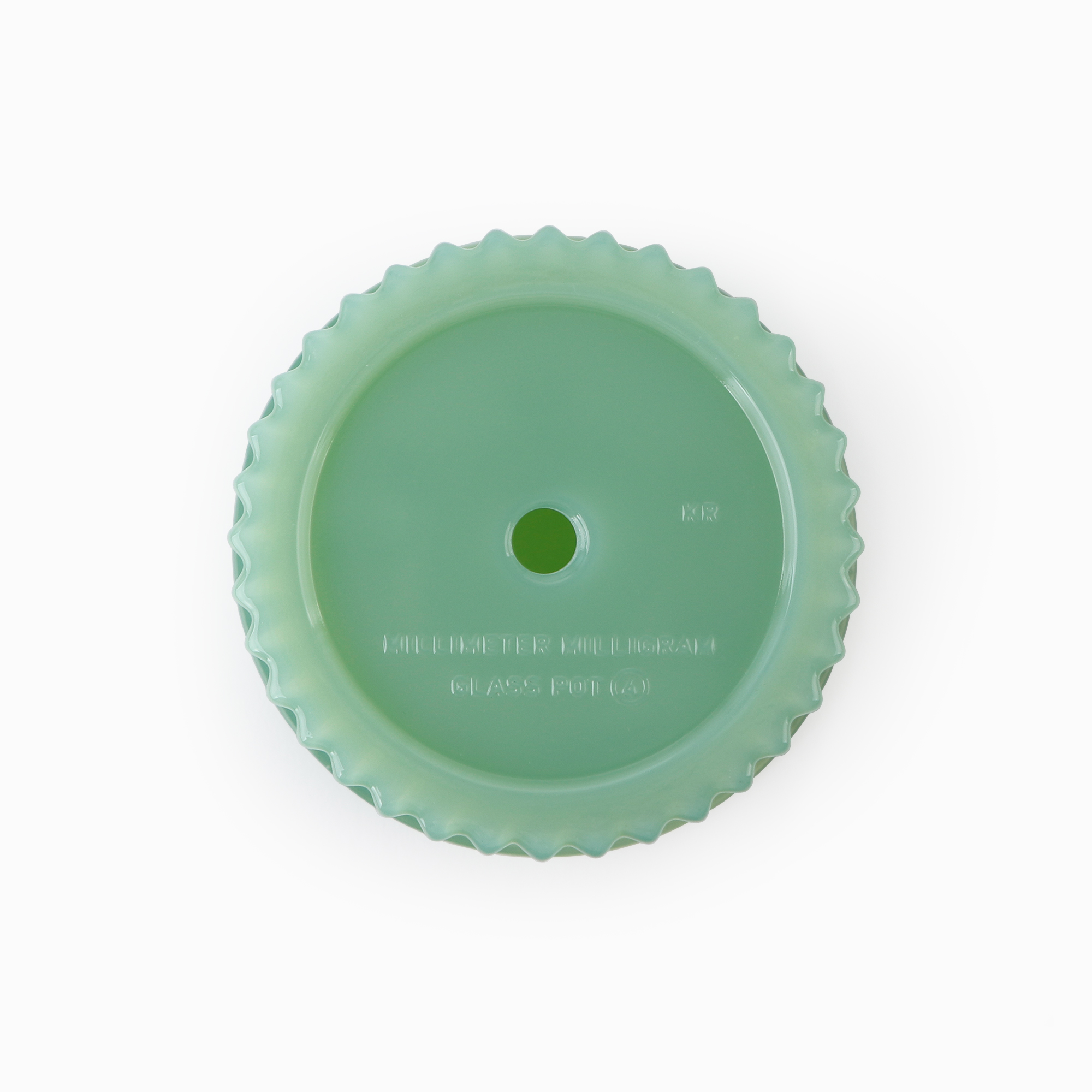 GLASS POT random green 4 - Image 4