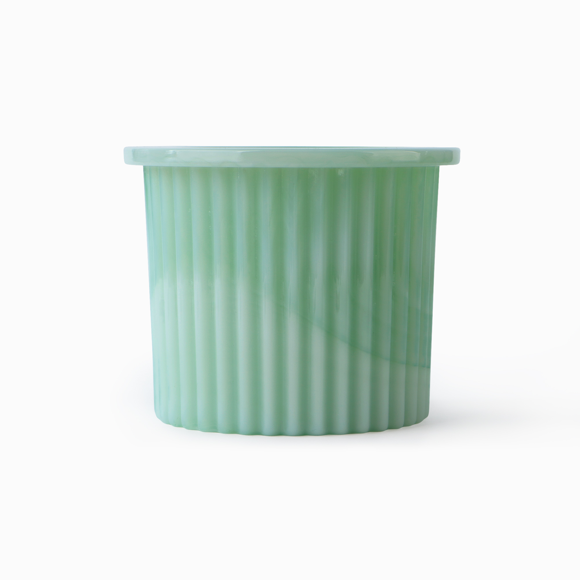 GLASS POT random green 4 - Image 2