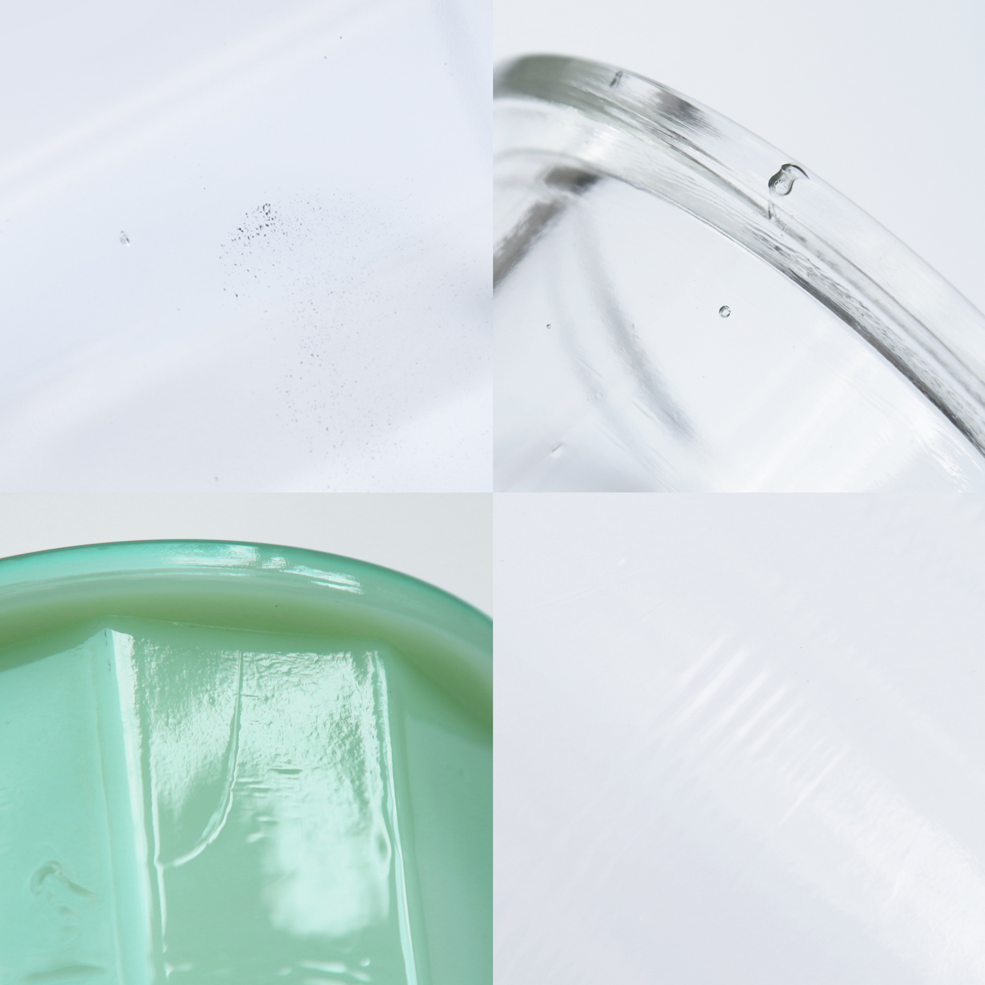 GLASS POT random green 1 - Image 7