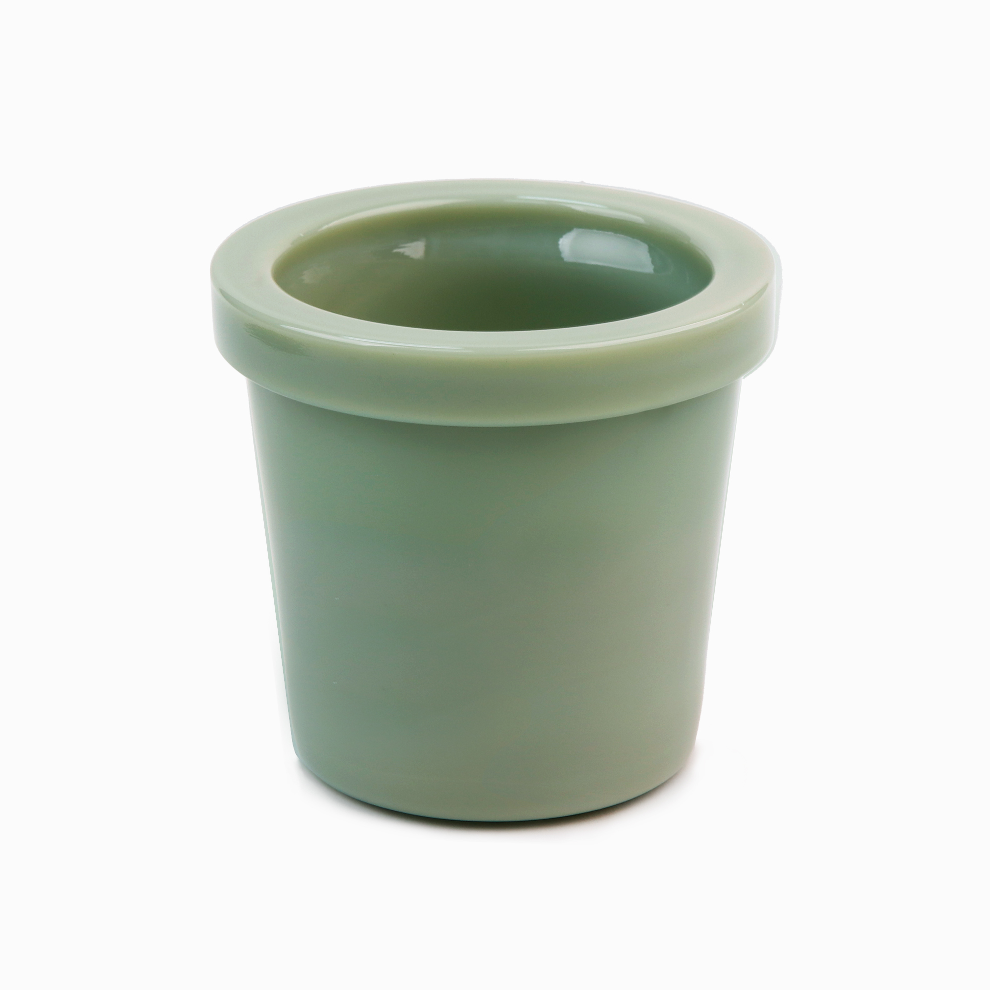 GLASS POT khaki 6 - Image 2